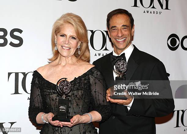 Hal Luftig, Daryl Roth at the press room for the 67th Annual Tony Awards held in New York City on June 9, 2013