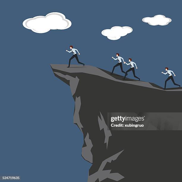 the running man - stuck together stock illustrations
