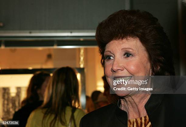 Presenter Cilla Black attends the private view of the "Terry O'Neill: Intimate" exhibition of pictures by the renowned celebrity photographer at the...