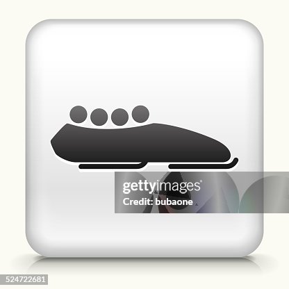 Square Button with Bobsleigh Square Button with Bobsleigh