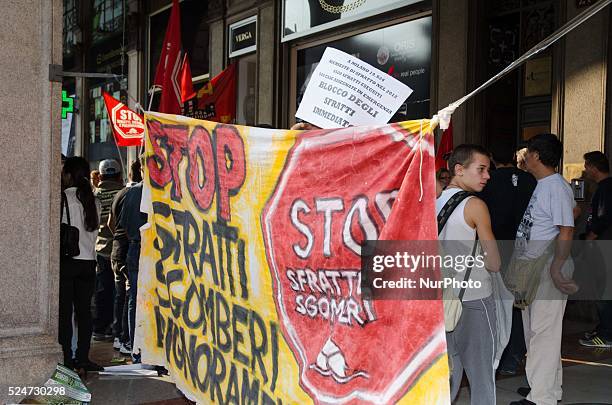 Citizens' committees and antagonists of the social centers are mobilizing to say no to evictions. ANCI protest outside of Milan and in front of...