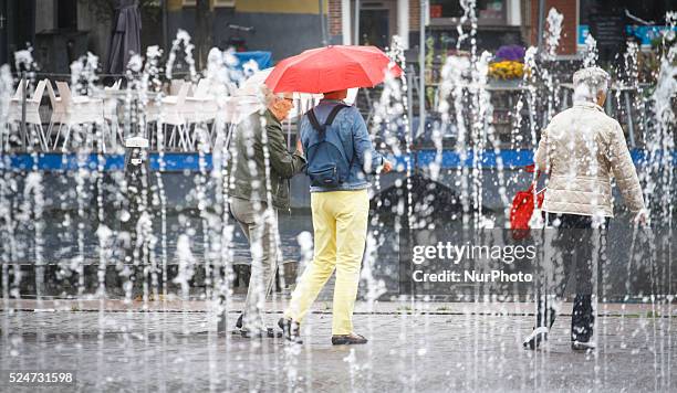 The Netherlands on 15 July 2015 - The entire country is forecast to have near constant light precipitation until at least Friday after which...