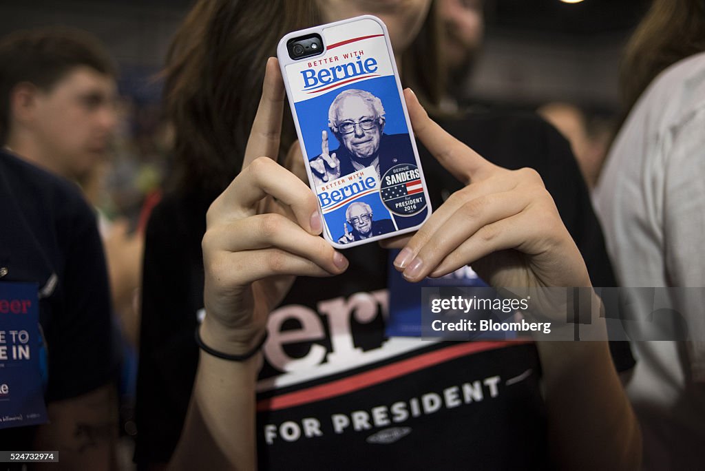 Presidential Candidate Bernie Sanders Holds Election Night Event