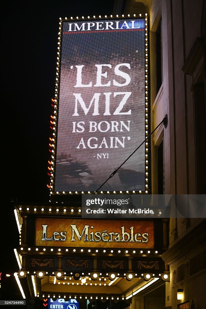 USA: 'Les Miserables' - New Marquee