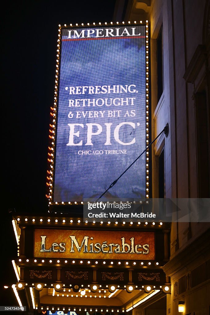 USA: 'Les Miserables' - New Marquee