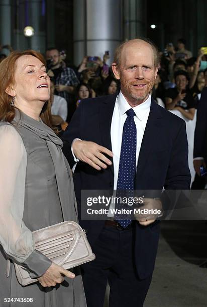 Cheryl Howard and Ron Howard during the 2013 Tiff Film Festival Gala Red Carpet Premiere for Rush at the Roy Thomson Theatre on September 8, 2013 in...