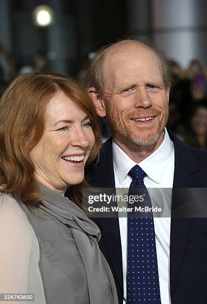 Cheryl Howard and Ron Howard during the 2013 Tiff Film Festival Gala Red Carpet Premiere for Rush at the Roy Thomson Theatre on September 8, 2013 in...