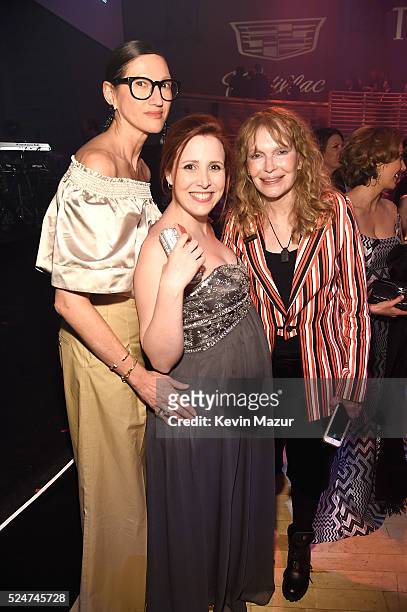 Jenna Lyons, Dylan Farrow and Mia Farrow attend the 2016 Time 100 Gala, Time's Most Influential People In The World at Jazz At Lincoln Center at the...