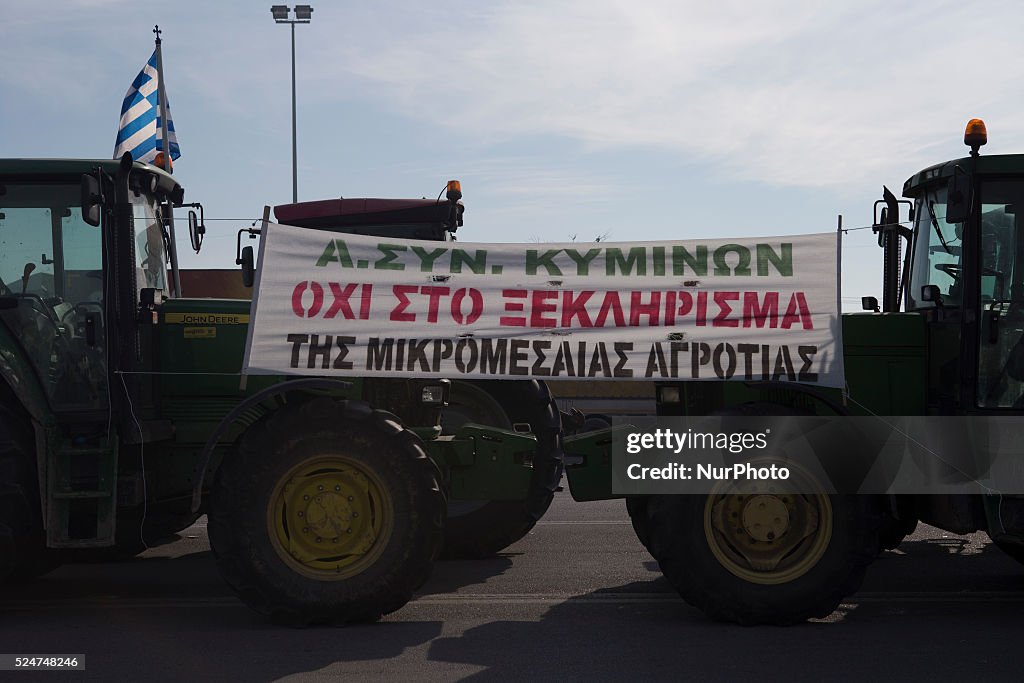 Farmers protest in Greece