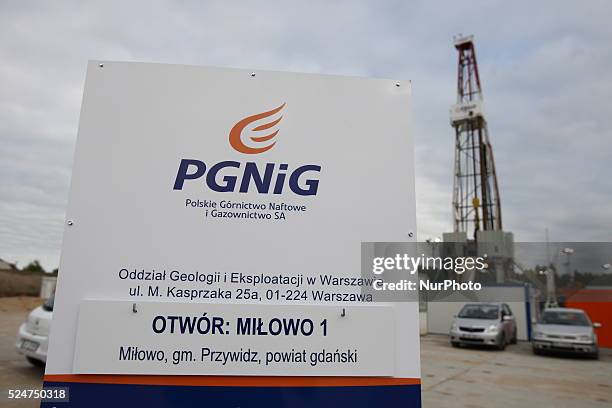 Milowo, Poland 17th, May 2014 The PGNiG SA Company started new shale gas research in Milowo in northern Poland . The drilling process will take 2...