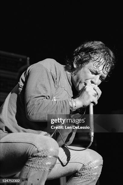 British singer and composer Eric Burdon, best known as a member and vocalist of rock band the Animals and the funk band War, performs at Capitol...