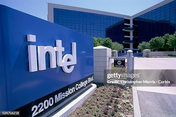 Intel Corporation's Silicon Valley Headquarters Entrance