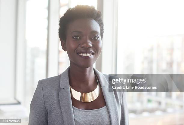 confident young businesswoman - choker necklace stock pictures, royalty-free photos & images