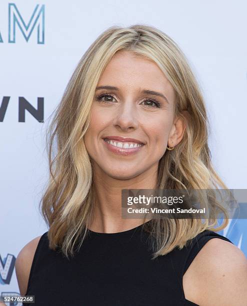 Singer Melissa Schuman of DREAM attends the My2k tour launch with 98 Degrees, O-Town, Dream and Ryan Cabrera at Faculty on April 26, 2016 in Los...