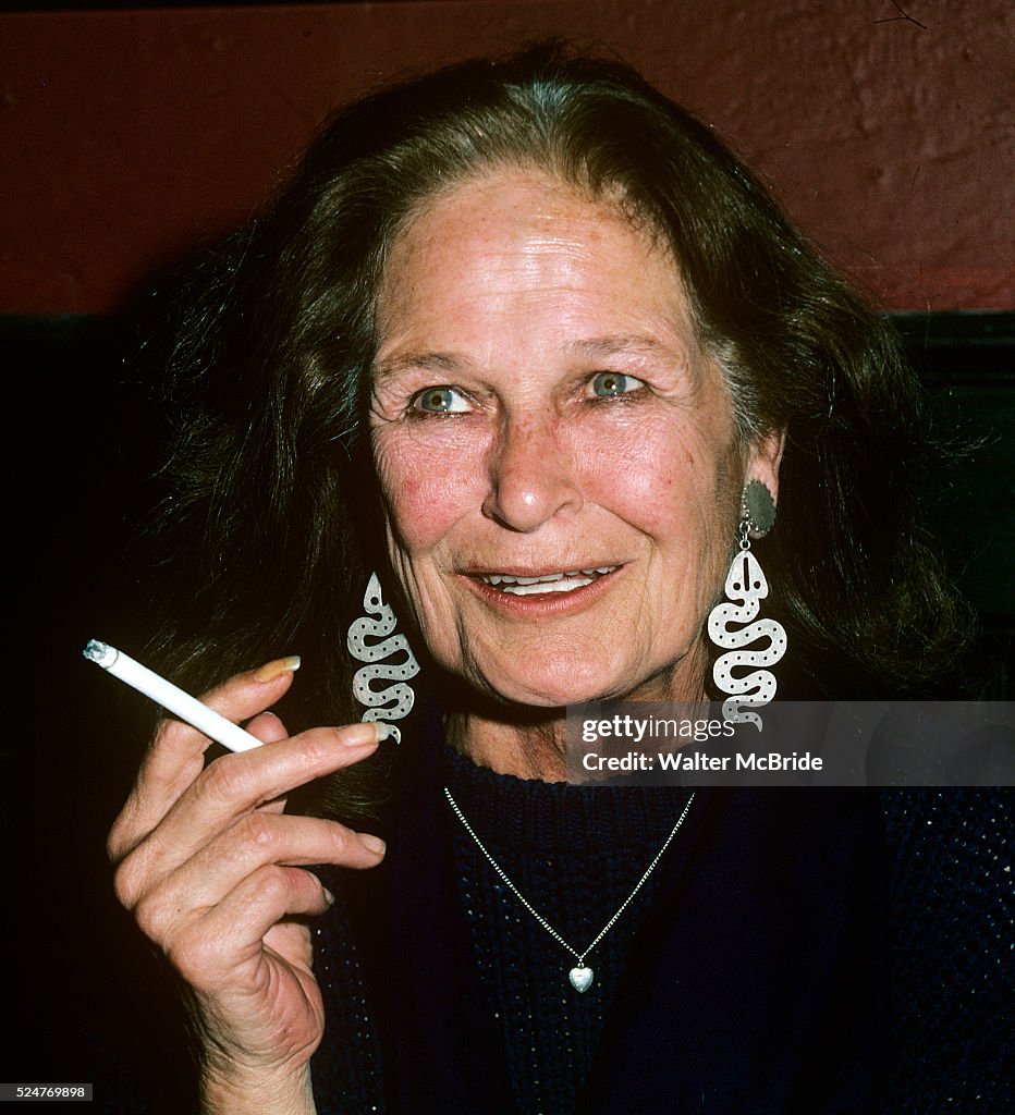 Colleen Dewhurst pictured in New York City 1982 News Photo - Getty Images