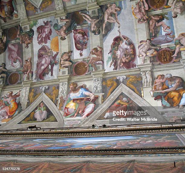 Sistine Chapel .In 1508 Pope Julius 11 commissioned Michelangelo to paint the more than 10,000 square feet of the chapel's ceiling. It took a...