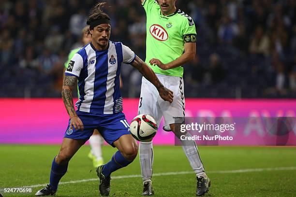 Porto's Itaian forward Pablo Osvaldo during the Premier League 2015/16 match between FC Porto and Vitoria FC, at Drag��o Stadium in Porto on November...