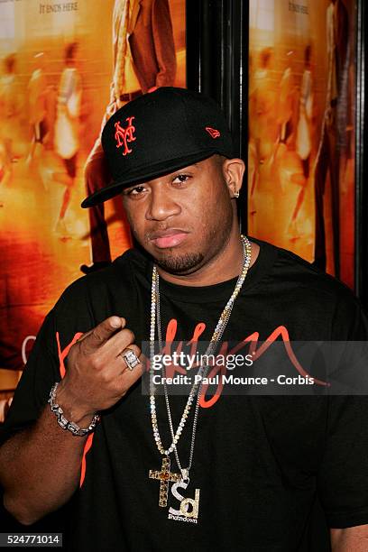 Hip hop artist Red Cafe arrives at the premiere of "Coach Carter" held at Grauman's Chinese Theater in Hollywood.