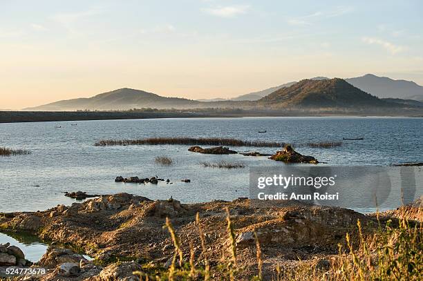 landscape of world heritage site in thailand - lan sak stock pictures, royalty-free photos & images