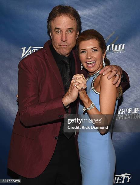 Comedian Kevin Nealon and Actor Susan Yeagley attend the 1st Annual Nashville Shines for Haiti concert benefiting J/P Haitian Relief Organization -...