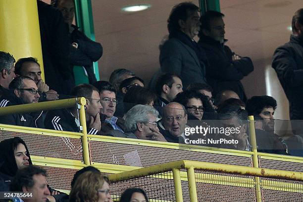 Porto's President Jorge Nuno Pinto da Costa during the Premier League 2015/16 match between CD Tondela and FC Porto, at Municipal de Aveiro Stadium...