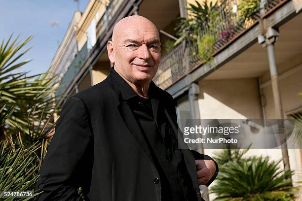 Barcelona, Catalonia, Spain. French architect Jean Nouvel, visits Barcelona, where he has already built some of his most representative works, and...