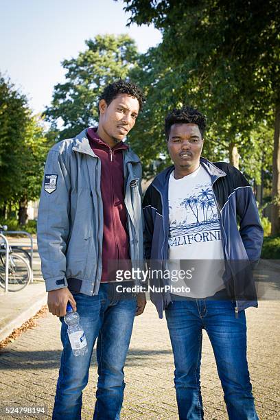 Finan and Drar are refugees from Eritrea. On Friday night three buses with around 125 refugees arrived from the central processing center in Ter...