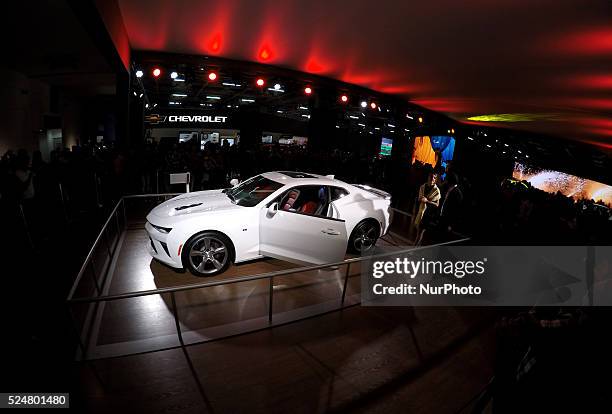 Chevrolet Car at the Auto Expo in Greater Noida, on the outskirts of New Delhi in India on Monday, Feb. 8, 2016. The 13th edition of the Delhi Auto...