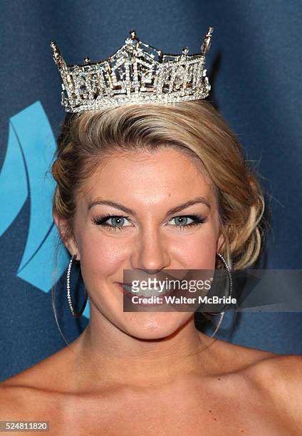 Mallory Hagan attending the 24th Annual GLAAD Media Awards at the Marriott Marquis Hotel in New York City on 3/16/2013.