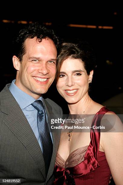 Castmember Diedrich Bader and wife Dulcy Rogers arrive at the U.S. Premiere of "Miss Congeniality 2: Armed and Fabulous" held at Grauman's Chinese...