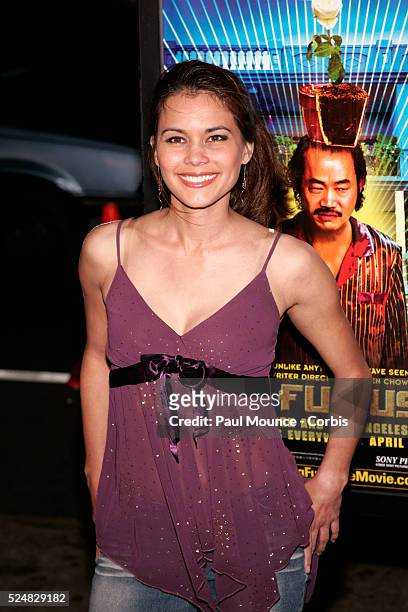 Actress Arloa Reston arrives at the Los Angeles premiere of the Sony Pictures Classics' "Kung Fu Hustle."