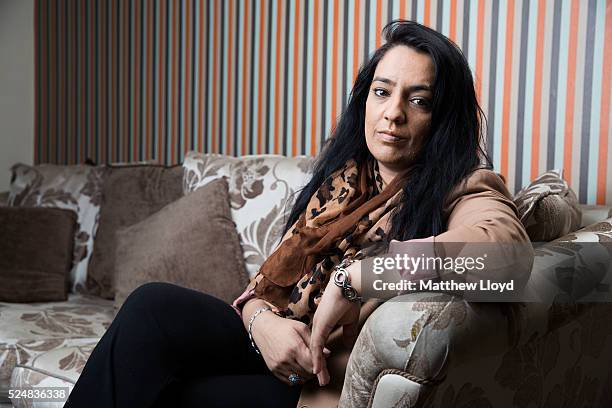 British Labour Party politician elected as the Member of Parliament for the constituency of Bradford West, Naz Shah is photographed at her home on...