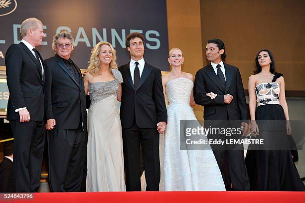 Noah Emmerich, Valerie Palme, Doug Liman Naomi Watts, Khaled Nabawy and Liraz Charhi at the premiere of ?Fair Game? during the 63rd Cannes...