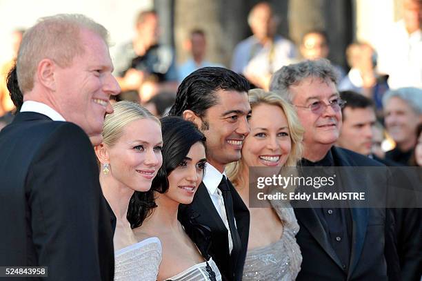 Noah Emmerich, Valerie Plame, Doug Liman Naomi Watts, Khaled Nabawy and Liraz Charhi at the premiere of ?Fair Game? during the 63rd Cannes...