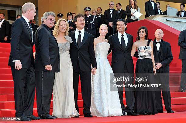 Noah Emmerich, Valerie Palme, Doug Liman Naomi Watts, Khaled Nabawy and Liraz Charhi at the premiere of ?Fair Game? during the 63rd Cannes...