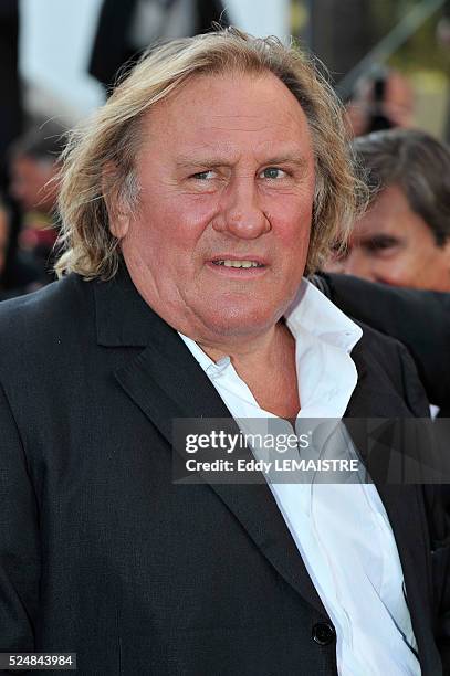 Gerard Depardieu at the premiere of ?Fair Game? during the 63rd Cannes International Film Festival.