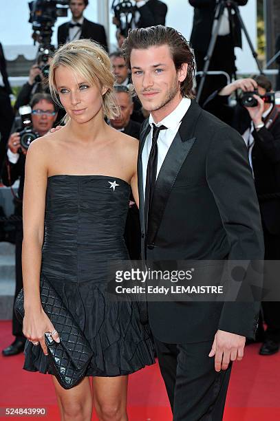 Gaspard Ulliel and guest at the premiere of ?Fair Game? during the 63rd Cannes International Film Festival.