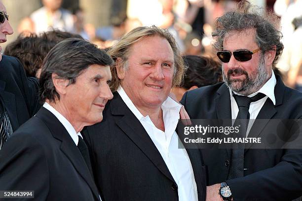 Gerard Depardieu at the premiere of ?Fair Game? during the 63rd Cannes International Film Festival.