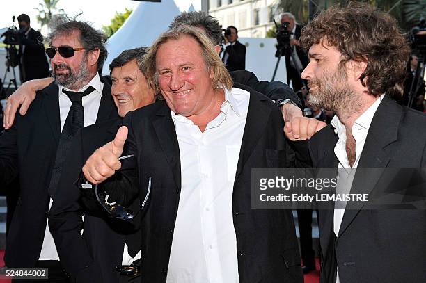 Gerard Depardieu at the premiere of ?Fair Game? during the 63rd Cannes International Film Festival.