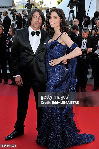 Gregory Basso and guest at the premiere of ?The Exodus - Burnt By The Sun 2? during the 63rd Cannes International Film Festival.