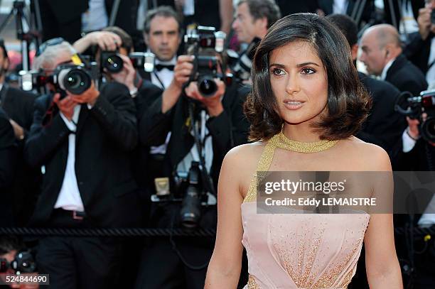 Salma Hayek at the premiere of ?The Tree? during the 63rd Cannes International Film Festival.