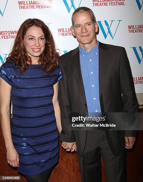 Kathleen McElfresh & Campbell Scott attending the Williamstown Theatre Festival's 2010 New York City Benefit held at the Prince George Ballroom on...