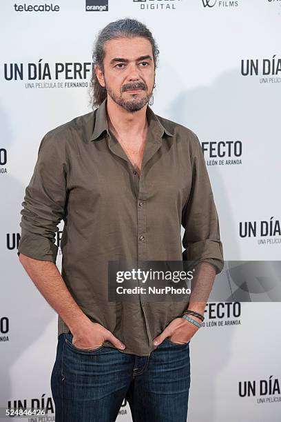 Director Fernando Leon de Aranoa attends a photocall for 'A Perfect Day' at the Villamagna Hotel on August 25, 2015 in Madrid, Spain. Photo: Oscar...