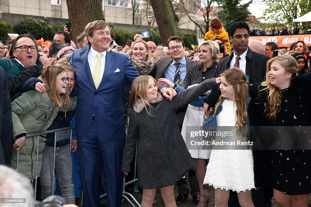 Dutch Royal Family Attend King's Day