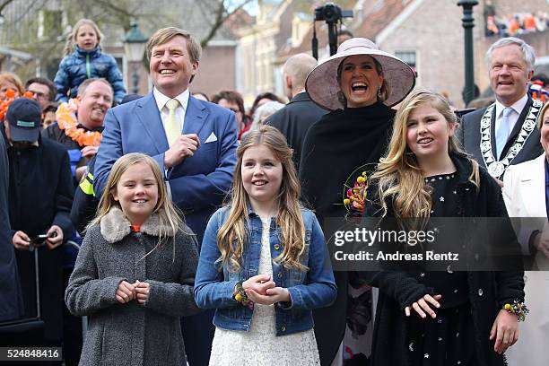 King Willem-Alexander of The Netherlands, Queen Maxima of The Netherlands, Princess Ariane of The Netherlands, Princess Alexia of The Netherlands,...