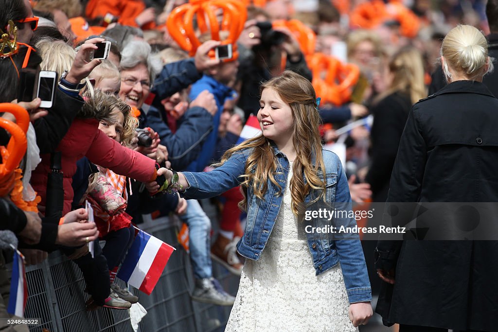 Dutch Royal Family Attend King's Day