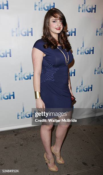 Rachel Ann Weiss attending the Broadway Opening Night Performance Arrivals of 'High' in New York City.