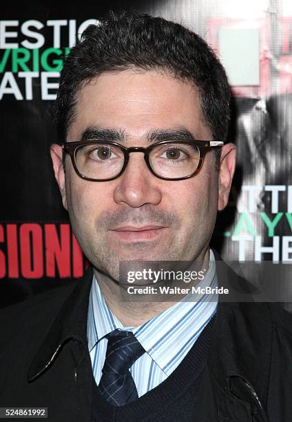 Jonathan Tolins attending the Opening Night Performance of the Rattlestick Playwrights Theater Production of 'The Revisionist' at the Cherry Lane...