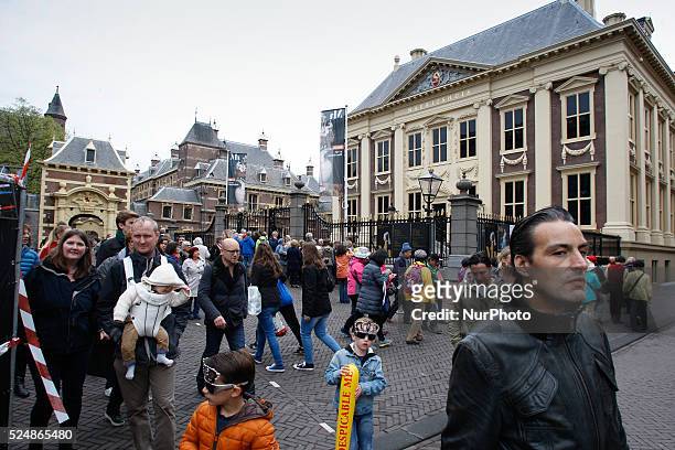 In The Hague on April 26, 2015 preparations were taking place for the yearly Kings Day celebrations. All accross the country the birthday of King...