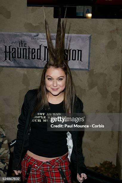 Actress Alexa Vega arrives at the world premiere of Walt Disney Pictures' "The Haunted Mansion."